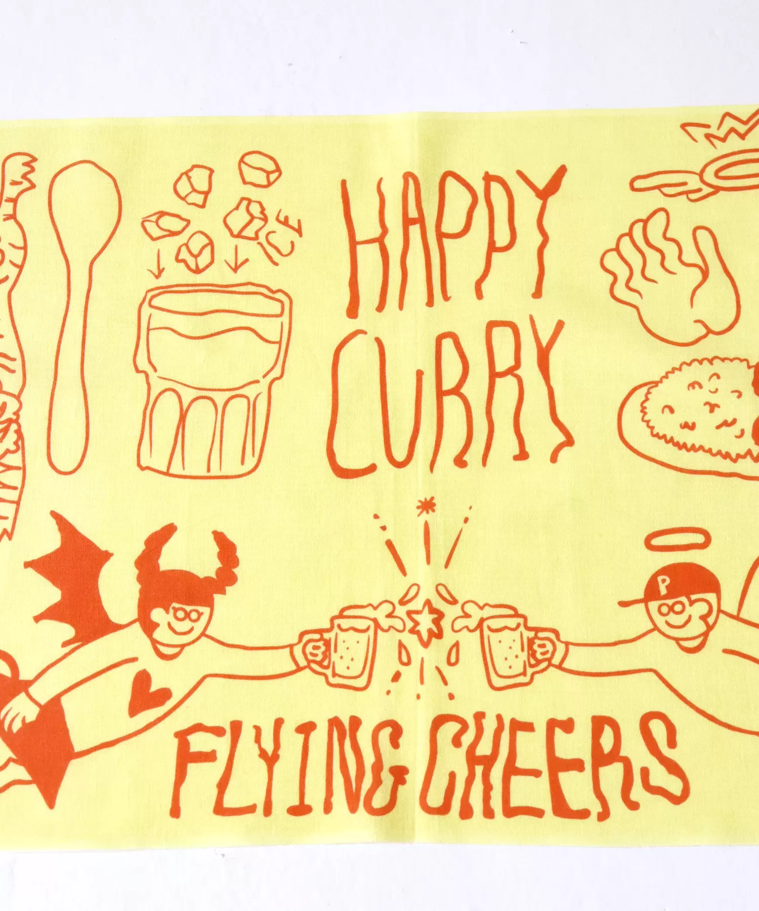 プリント　手ぬぐい